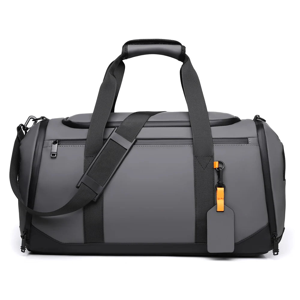 Travel Duffle Bag Water-Resistant Multiple Pockets & Adjustable Strap
