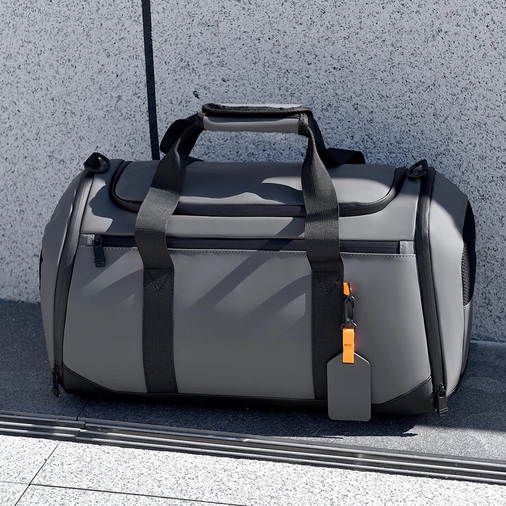 Travel Duffle Bag Water-Resistant Multiple Pockets & Adjustable Strap