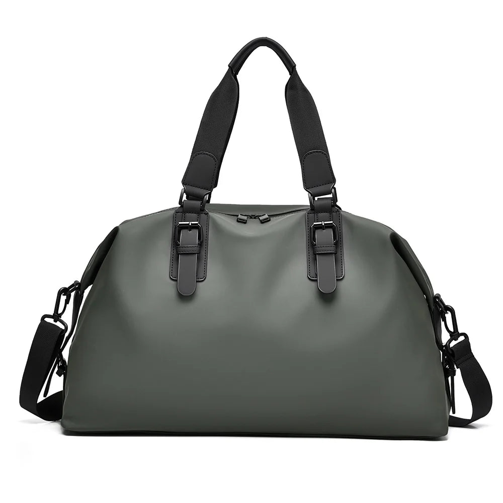 Travel Duffle Bag Waterproof Multiple Compartments & Detachable Strap