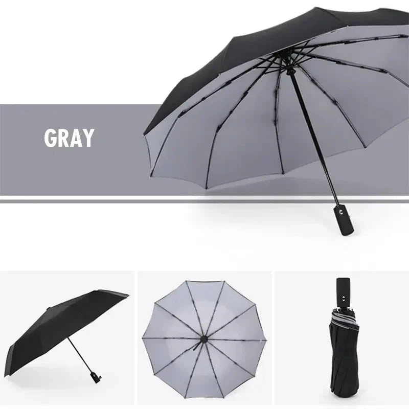 Travel Folding Umbrella Automatic One-Hand Windproof Water-Repellent