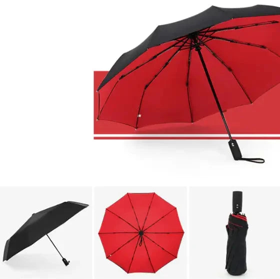 Travel Folding Umbrella Automatic One-Hand Windproof Water-Repellent