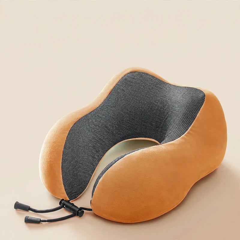 Travel Neck Pillow U-Shaped Memory Foam Lightweight