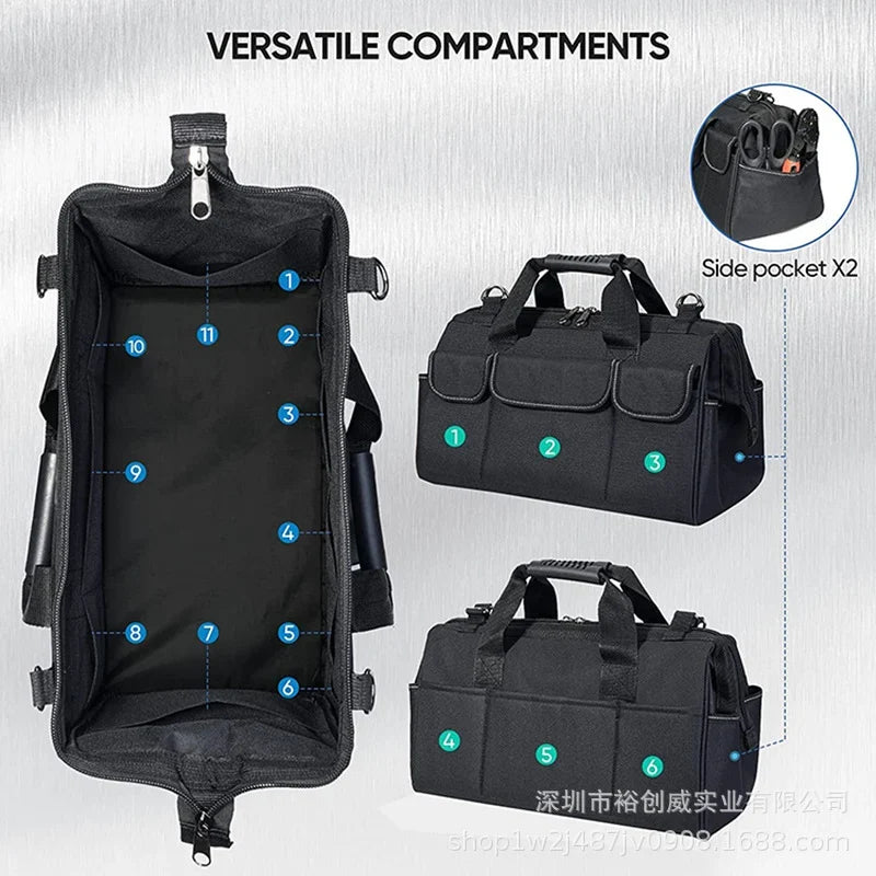 Travel Organizer Bag Spacious Multiple Pockets & Adjustable Strap