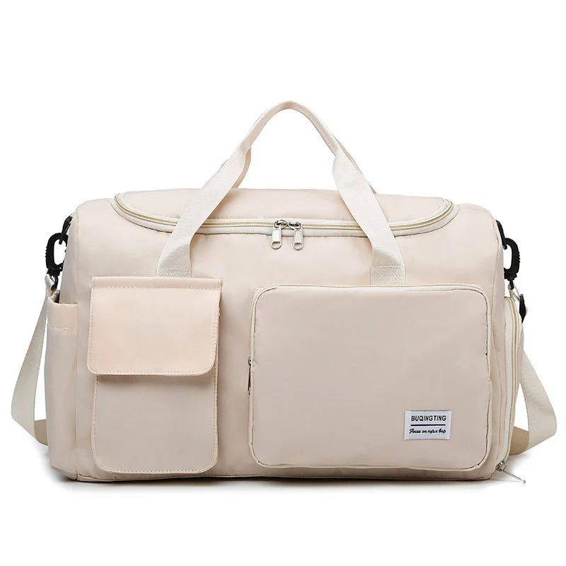 Travel Tote Tear-Resistant Lightweight Multiple Pockets