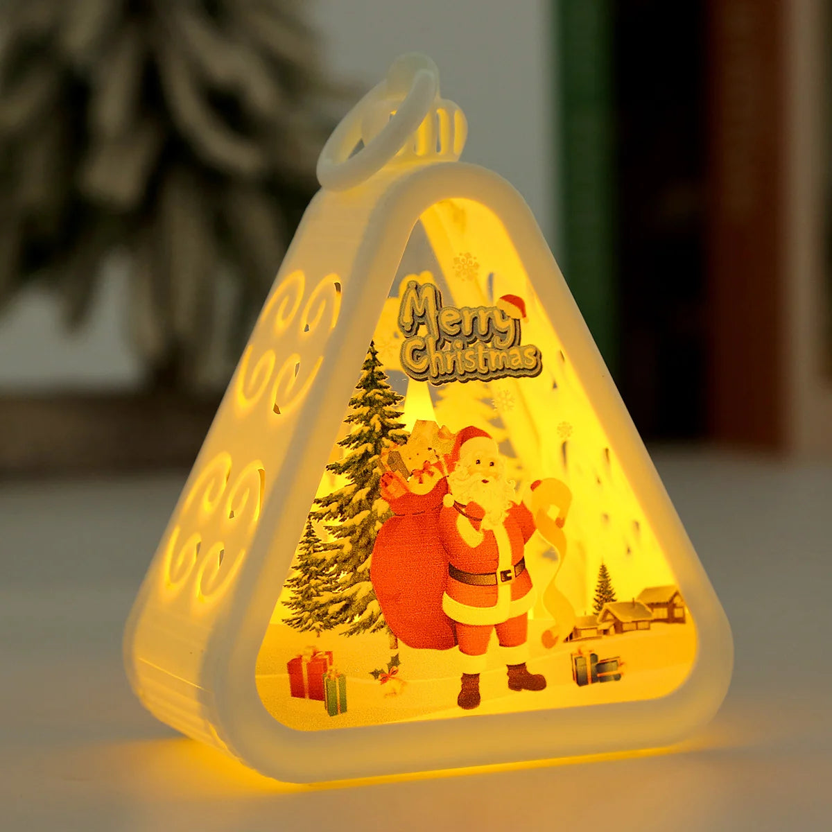 Triangle LED Lamp Soft Warm Light Easy On/Off