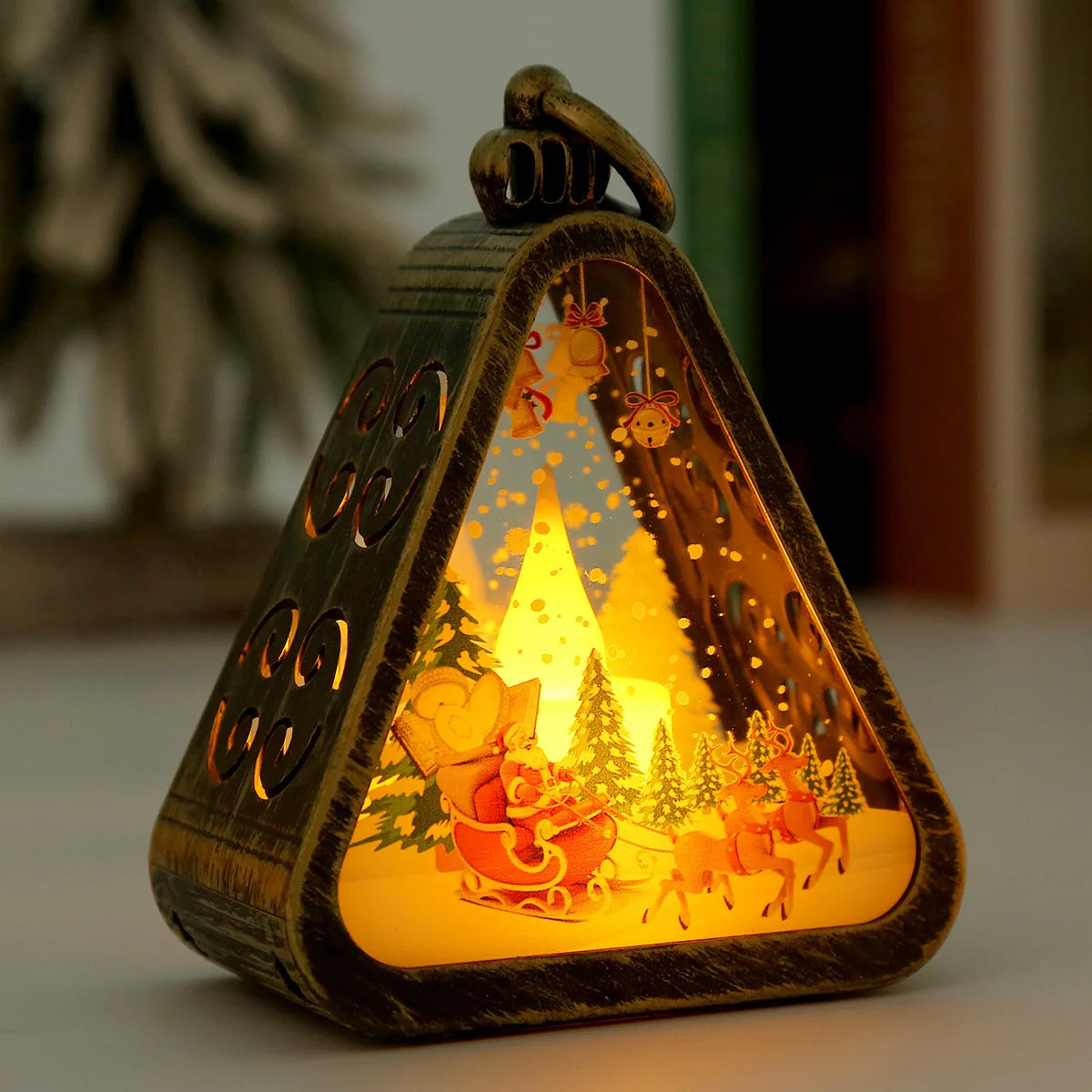 Triangle LED Lamp Soft Warm Light Easy On/Off