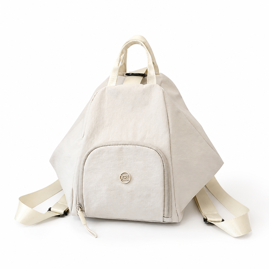Triangle-Shaped Water-Resistant School Backpack
