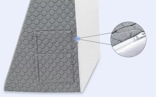 Triangle Wedge Pillow Contoured Support Washable Cover