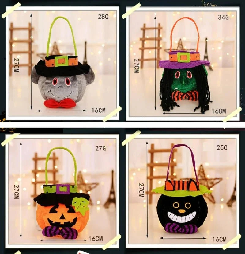 Trick-Or-Treat Bag Non-Woven Foldable Reusable