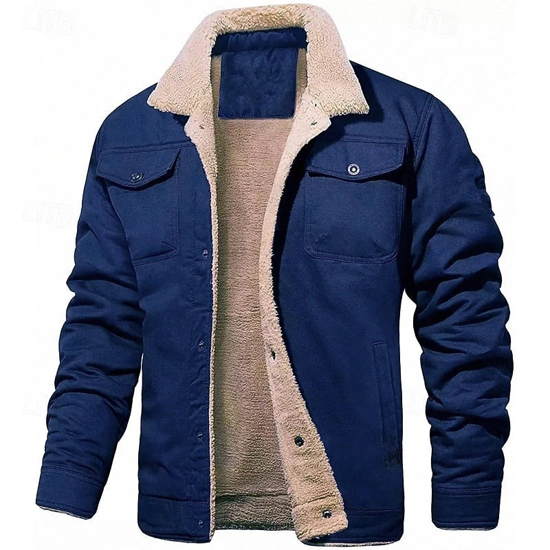 Trucker Jacket Sherpa-Lined Relaxed Fit