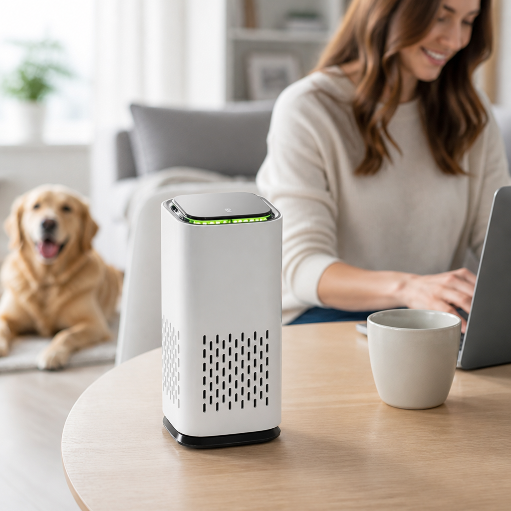 True HEPA Compact & Quiet Pet Air Purifier (LED Timer)