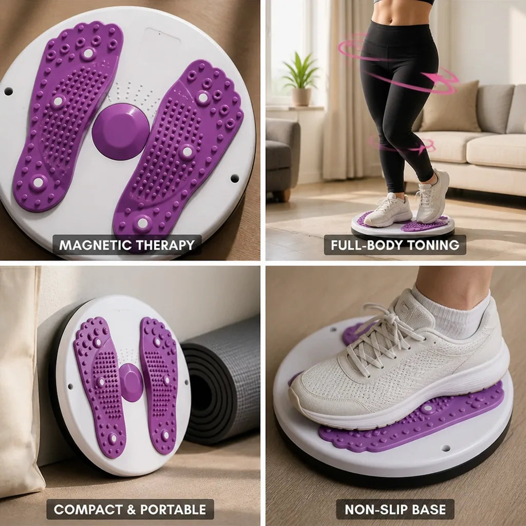 Twist Board Magnetic Acupressure Non-Slip Base