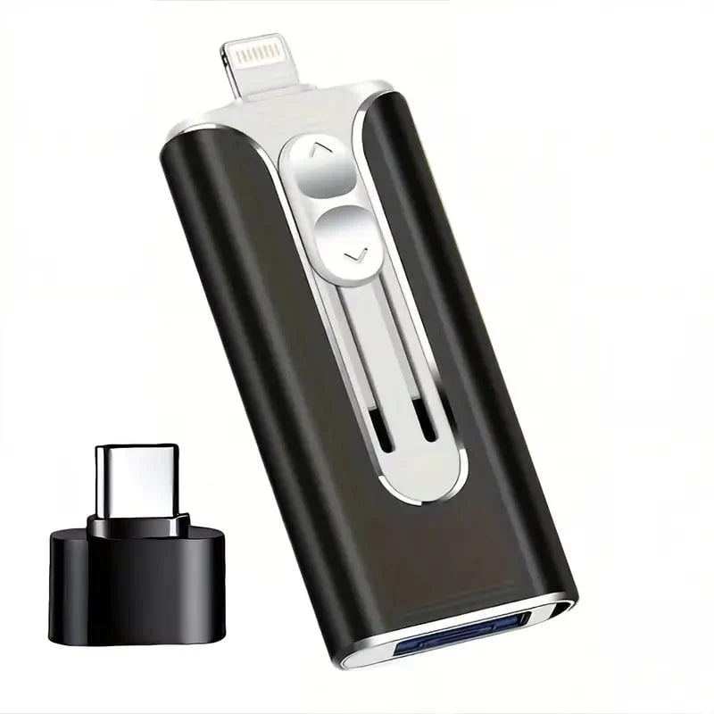 USB Flash Drive 4-in-1 Connector USB 3.0 Cross-Device Storage