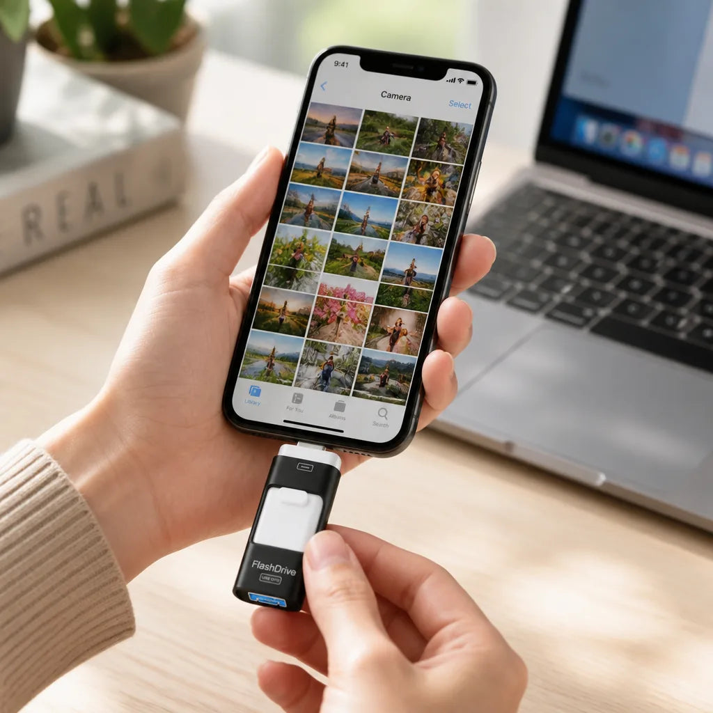USB Flash Drive OTG Up To 256GB Aluminum Casing