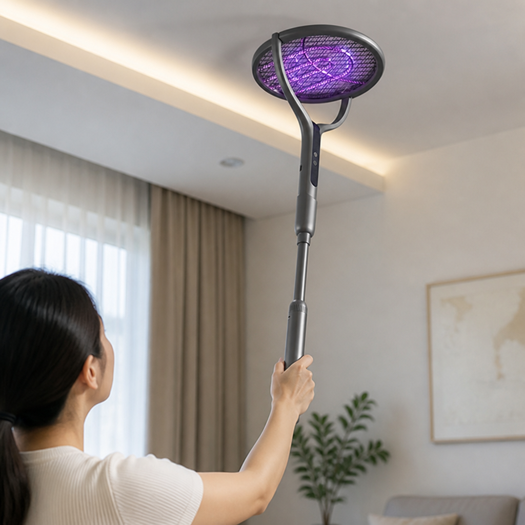 USB-Rechargeable Extendable Insect Zapper (Foldable Head)