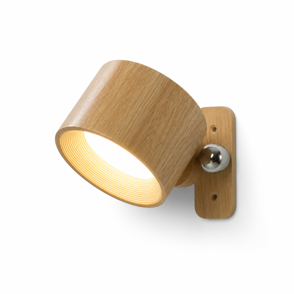 USB-Rechargeable Remote-Controlled Dimmable Wall Light (No-Drill Adhesive Mount)
