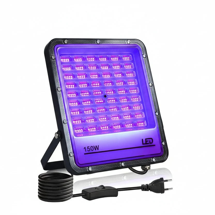UV Blacklight Floodlight 395 nm Indoor & Outdoor Use