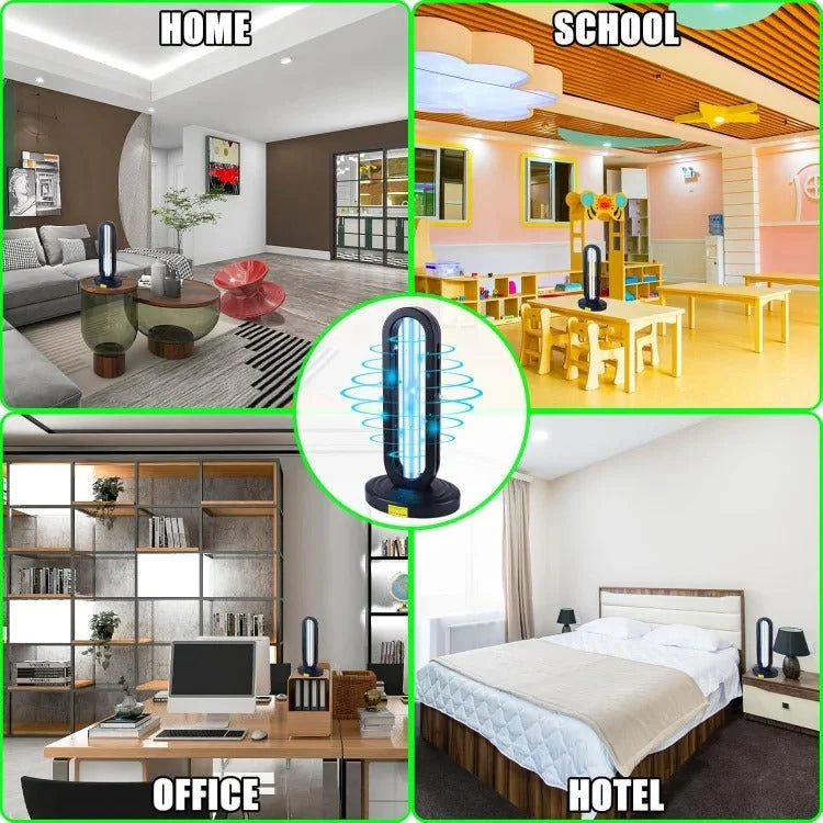UV Sterilizer Lamp Remote-Controlled Chemical-Free 400 Square Feet