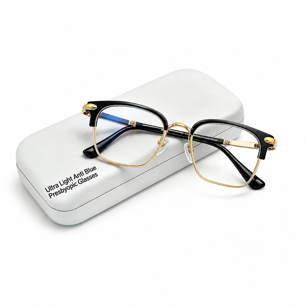 Ultra-Light Titanium Anti-Blue Light Reading Glasses
