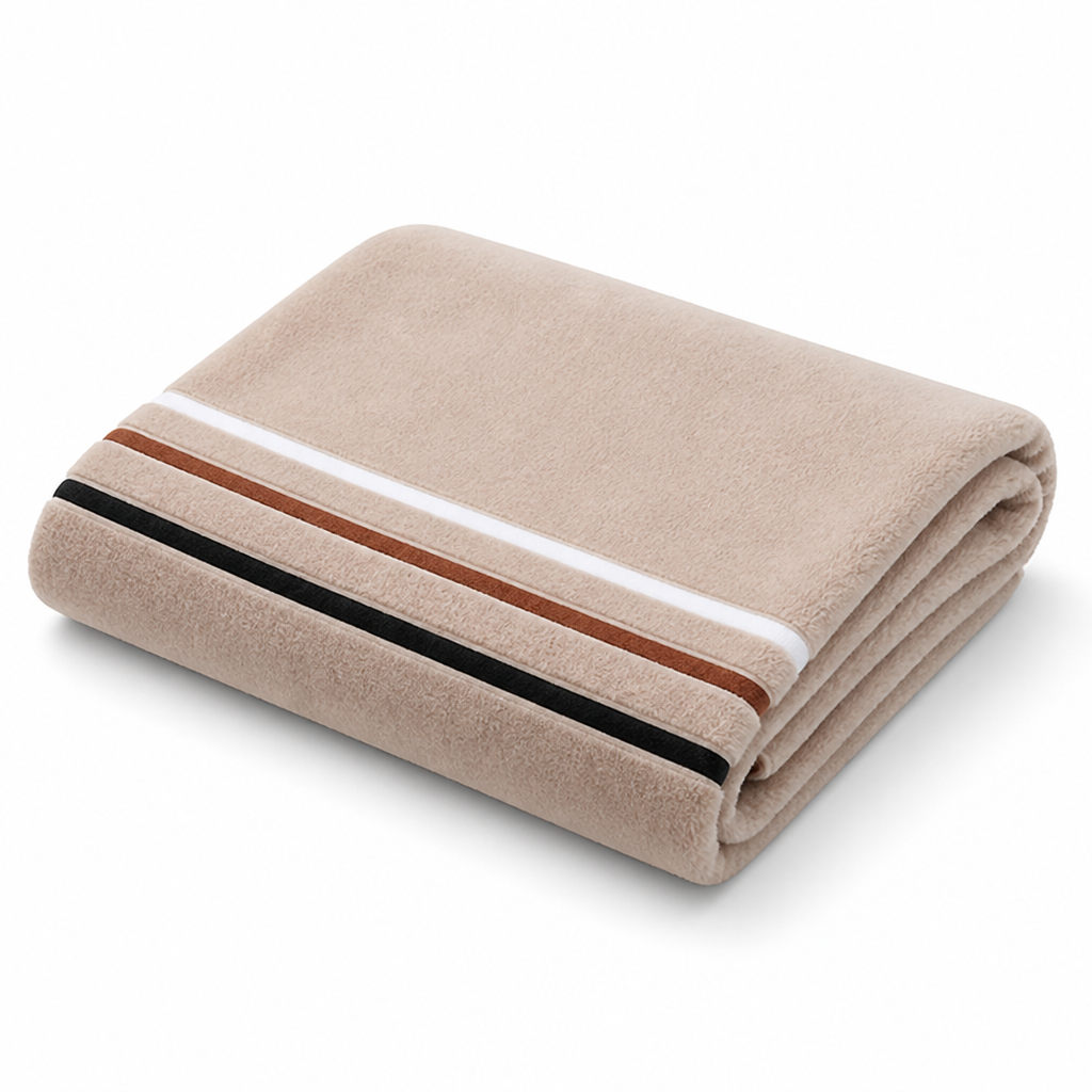 Ultra-Soft Machine-Washable Microfiber Plaid Throw Blanket (140 cm)