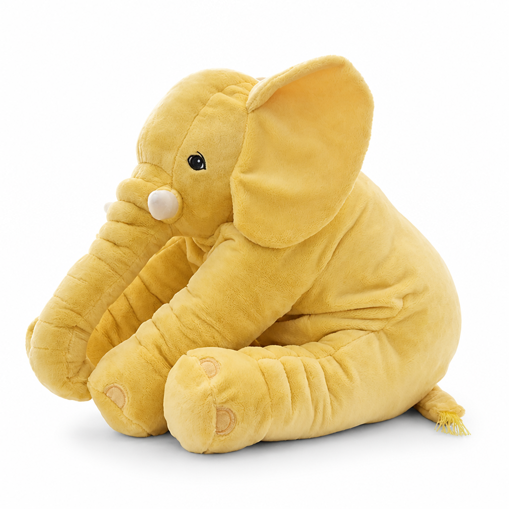 Ultra-Soft Plush Elephant Cuddle Pillow (Two Sizes)