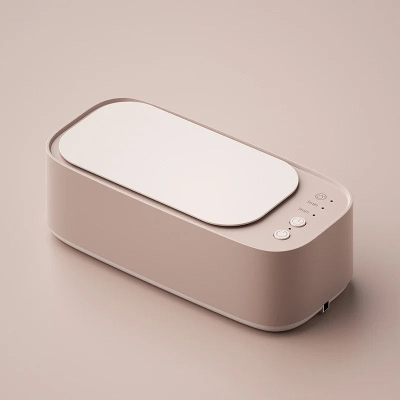 Ultrasonic Cleaner Adjustable Levels & Timer for Jewelry and Glasses