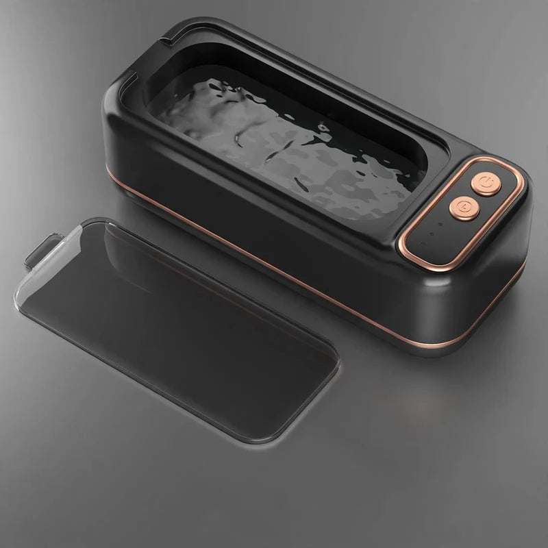 Ultrasonic Cleaner Adjustable Levels & Timer for Jewelry and Glasses