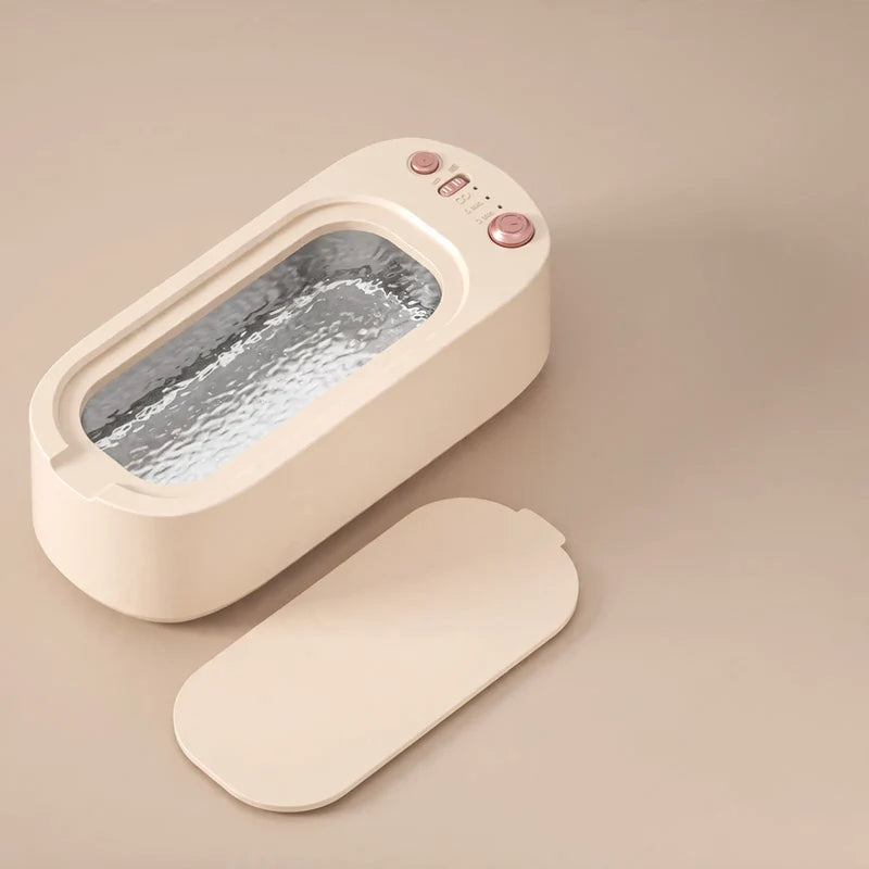 Ultrasonic Cleaner Adjustable Levels & Timer for Jewelry and Glasses