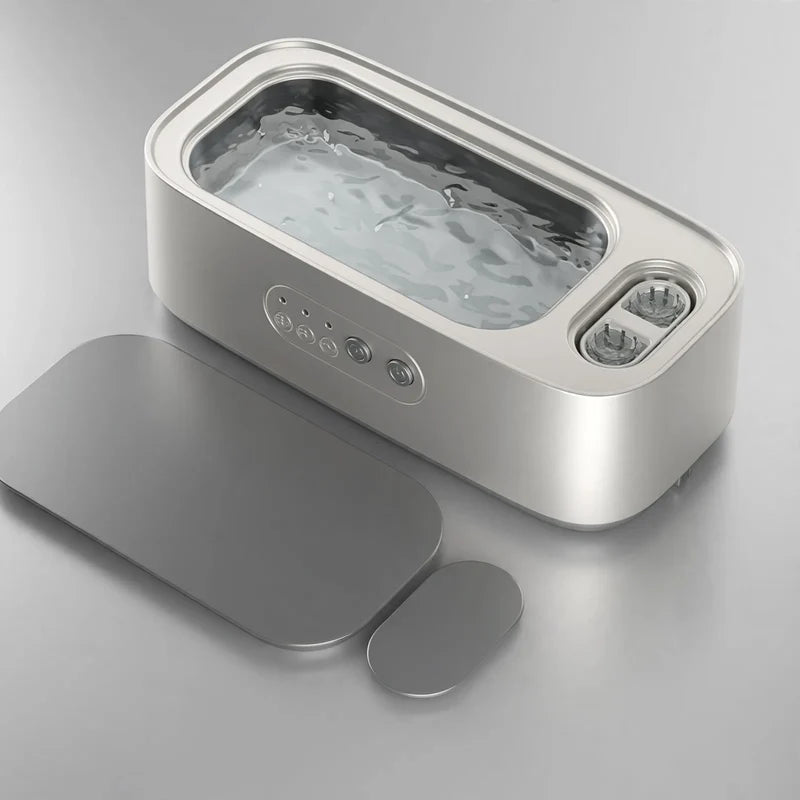 Ultrasonic Cleaner Adjustable Levels & Timer for Jewelry and Glasses