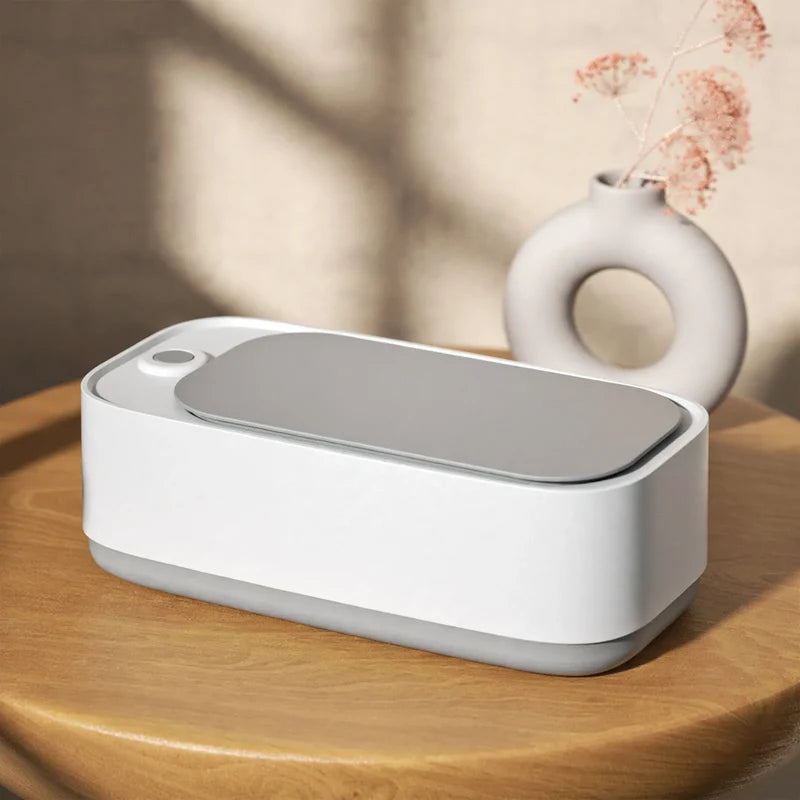 Ultrasonic Cleaner Adjustable Levels & Timer for Jewelry and Glasses