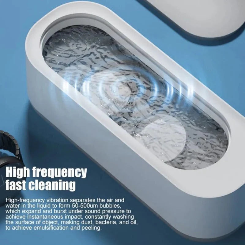 Ultrasonic Cleaner USB Rechargeable Deep Cleaning for Jewelry & Accessories