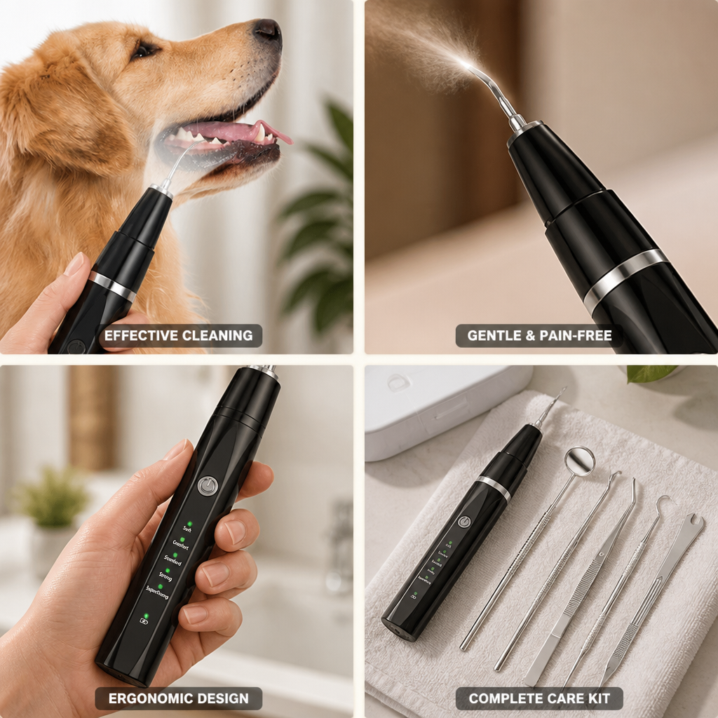 Ultrasonic Gentle Ergonomic Pet Tooth Cleaner