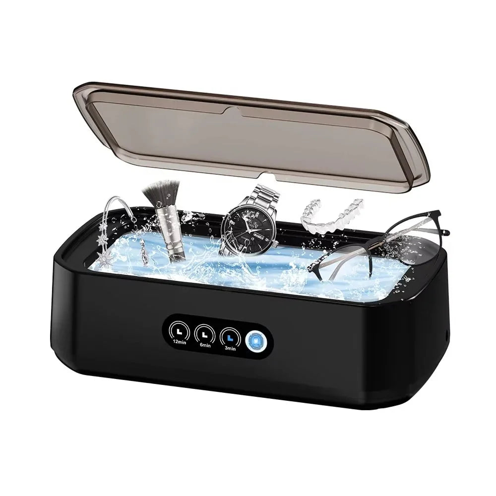 Ultrasonic Jewelry Cleaner 49 kHz Stainless Steel 650 ml