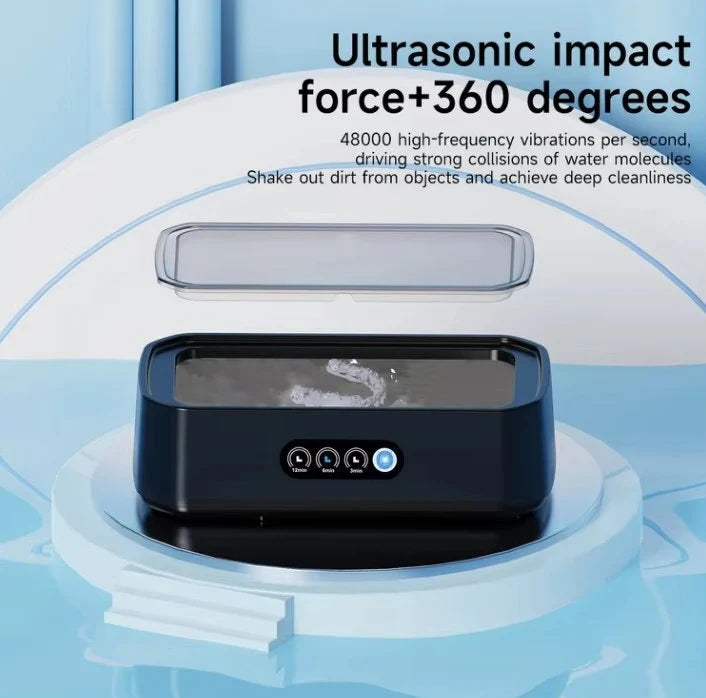 Ultrasonic Jewelry Cleaner 49 kHz Stainless Steel 650 ml