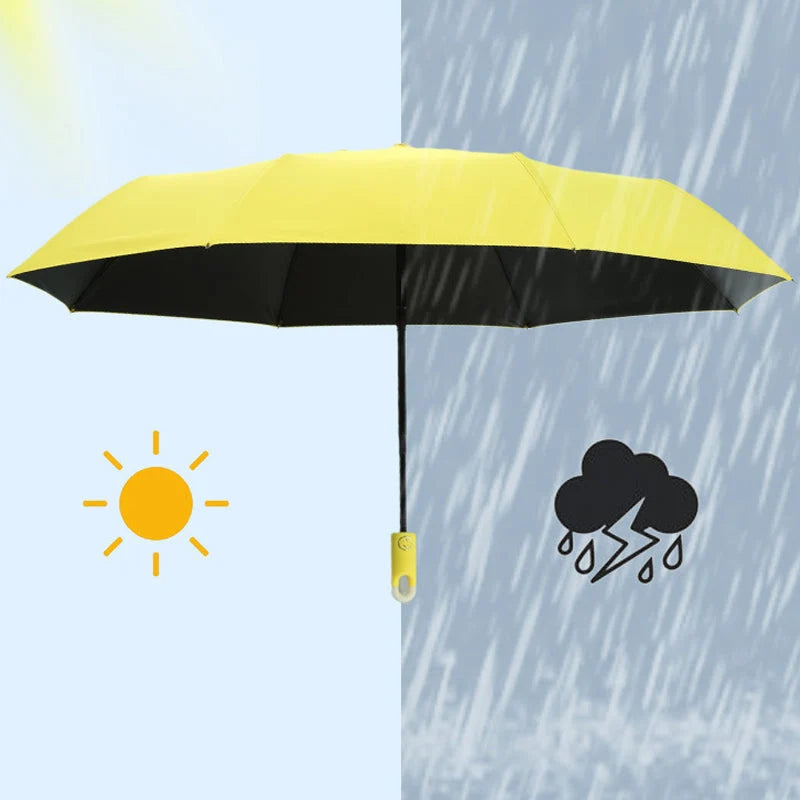 Umbrella Auto-Open 360 Degree Rotating Handle Water-Repellent