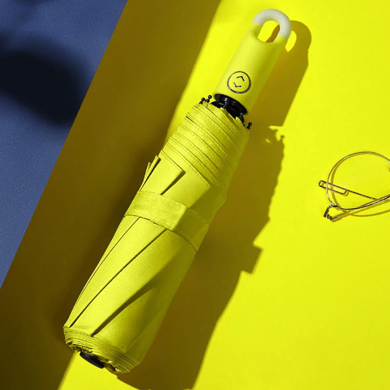 Umbrella Auto-Open 360 Degree Rotating Handle Water-Repellent