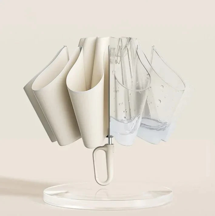 Umbrella Wind-Resistant Reflective Trim Compact Foldable Design