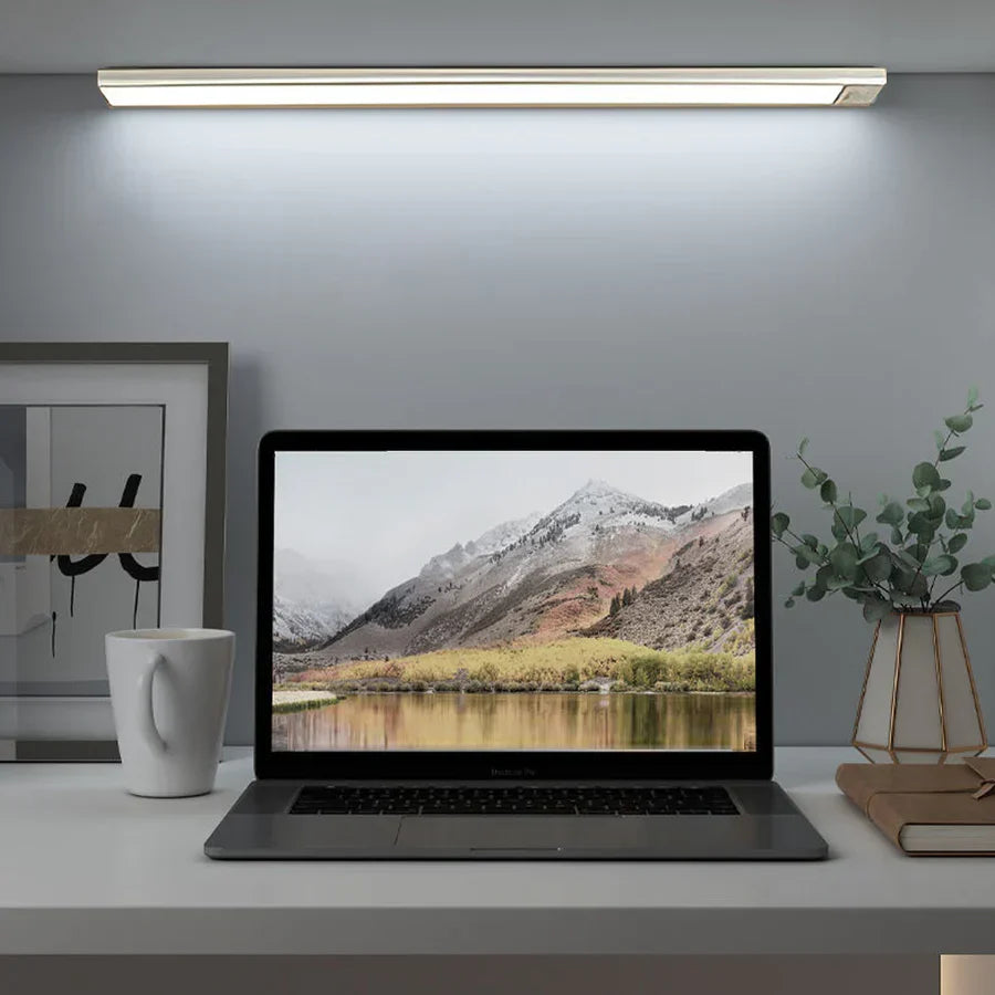 Under-Cabinet Motion Sensor Light Ultra-Slim Magnetic USB-C Rechargeable