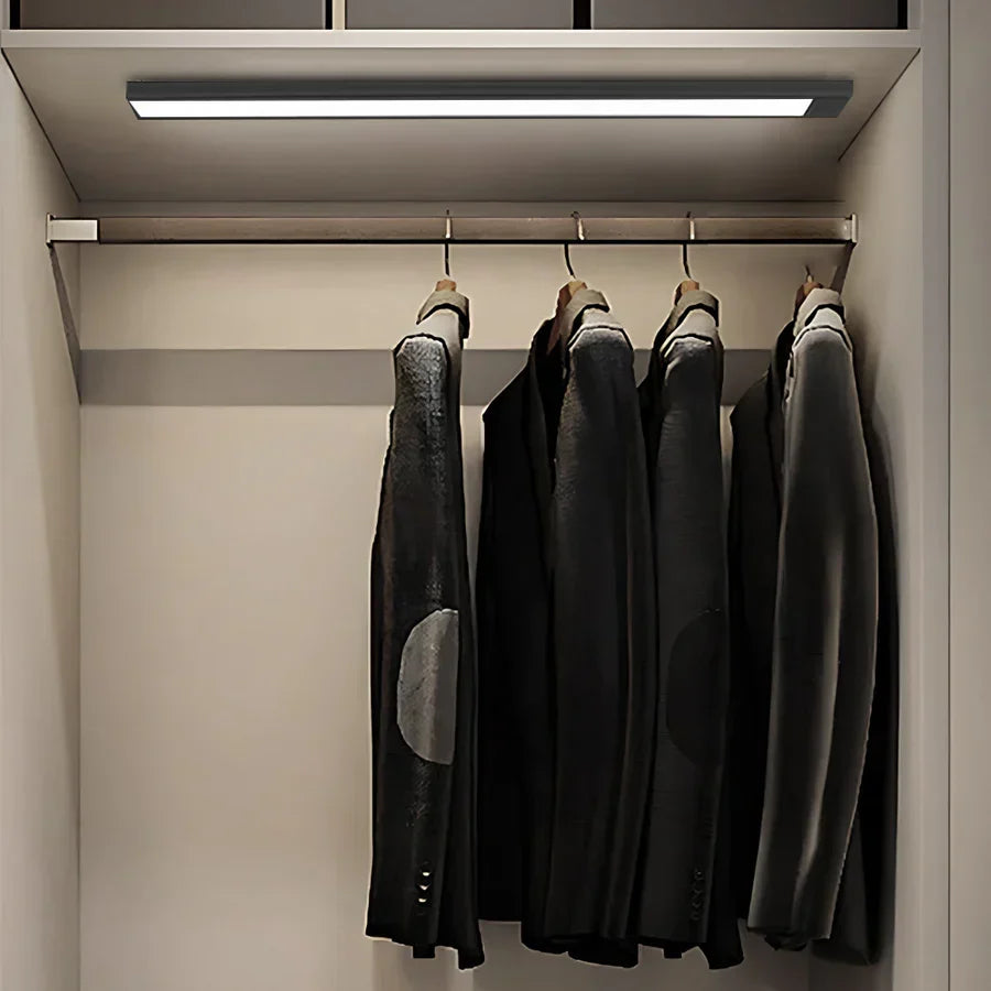 Under-Cabinet Motion Sensor Light Ultra-Slim Magnetic USB-C Rechargeable