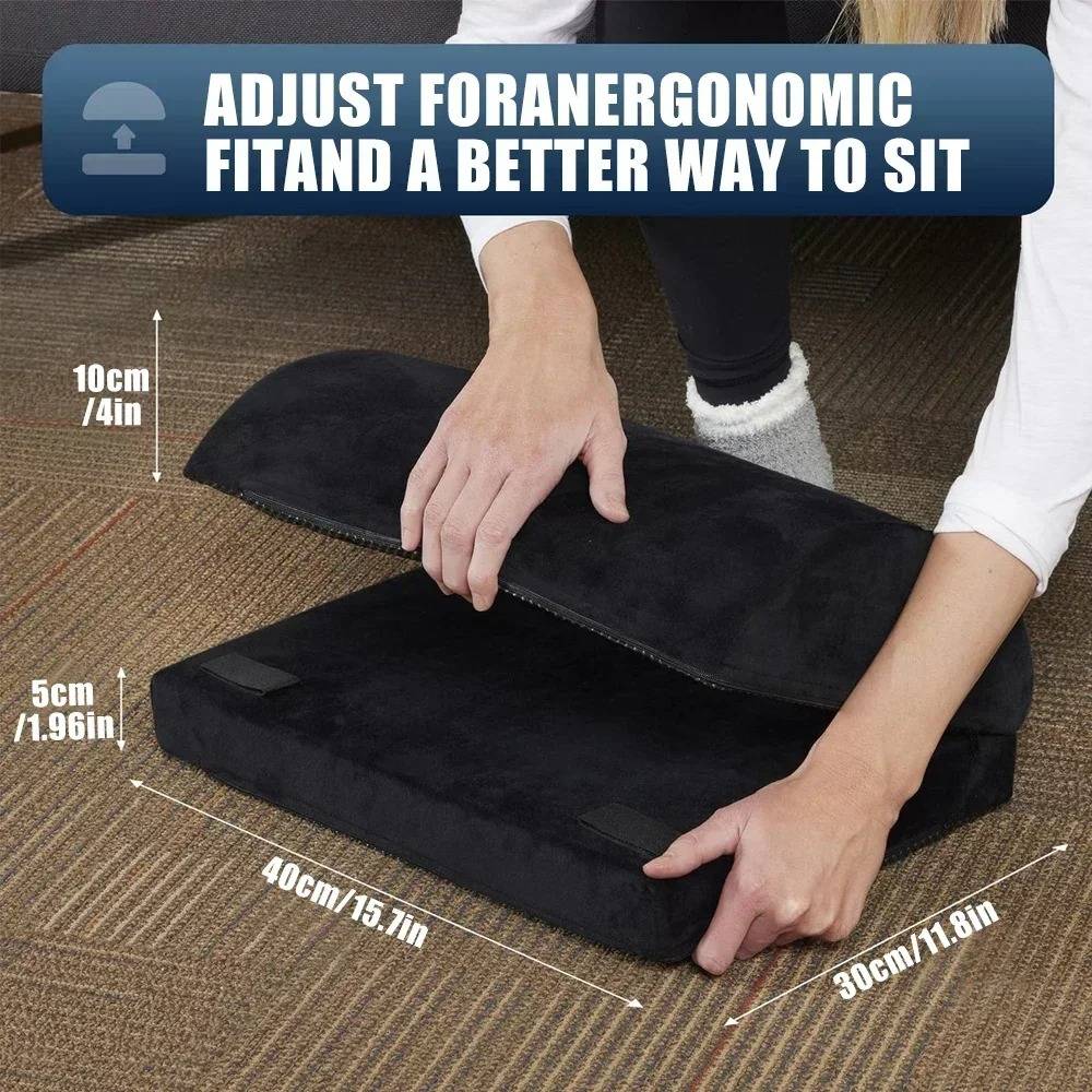 Under Desk Foot Rest Memory Foam Adjustable Height