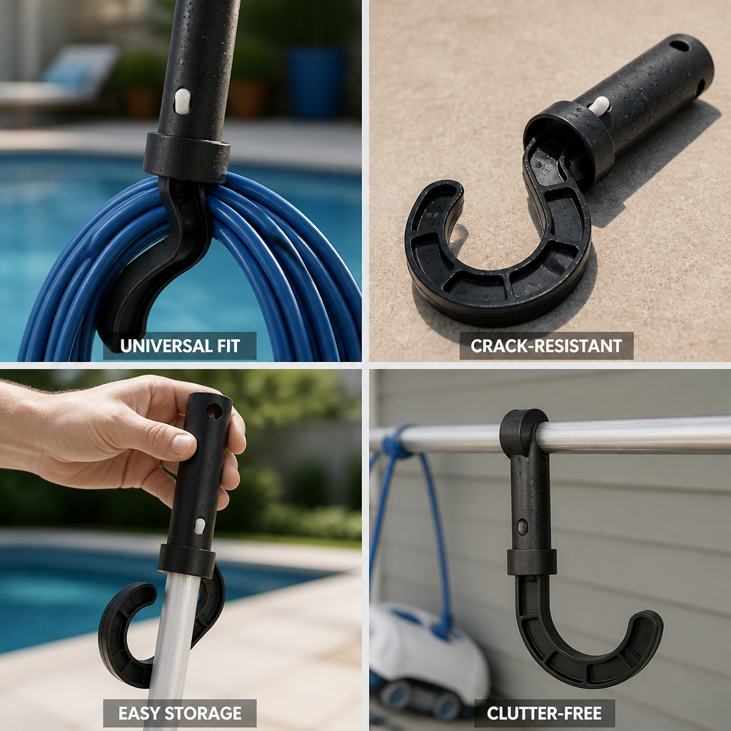 Universal Crack-Resistant ABS Robotic Pool Cleaner Hook