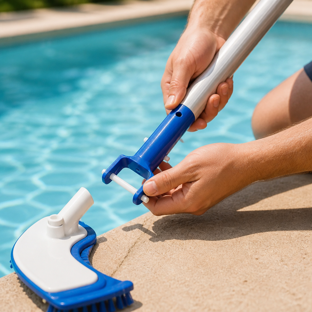 Universal Quick-Attach V-Clip Pool Vacuum Handle (2-Pack)