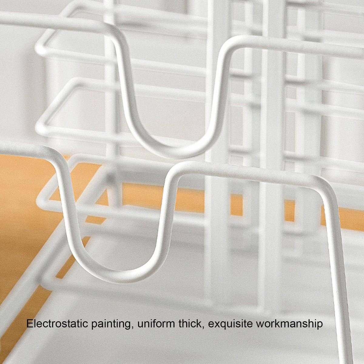 Utensil Holder Multi-Compartment With Drain Tray