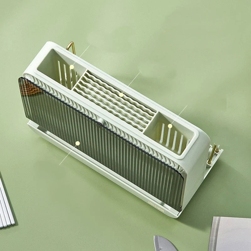 Utensil Holder Multifunctional Removable Drip Tray