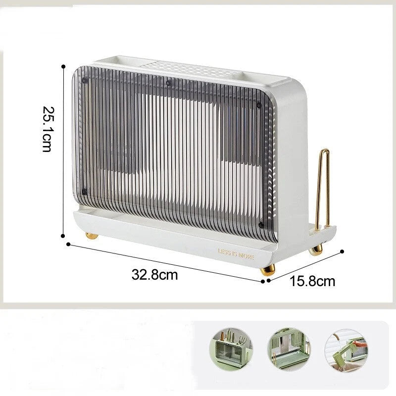 Utensil Holder Multifunctional Removable Drip Tray
