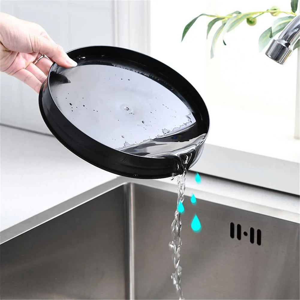 Utensil & Knife Holder Rotating Multi-Compartment Drainable Base