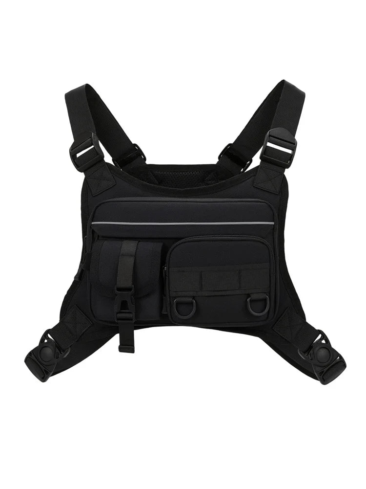 Utility Harness Bag Water-Resistant Multiple Pockets Adjustable Straps
