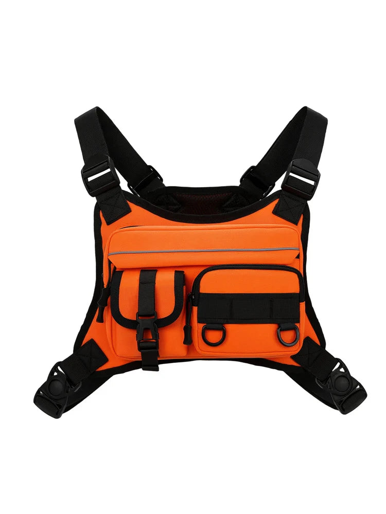 Utility Harness Bag Water-Resistant Multiple Pockets Adjustable Straps