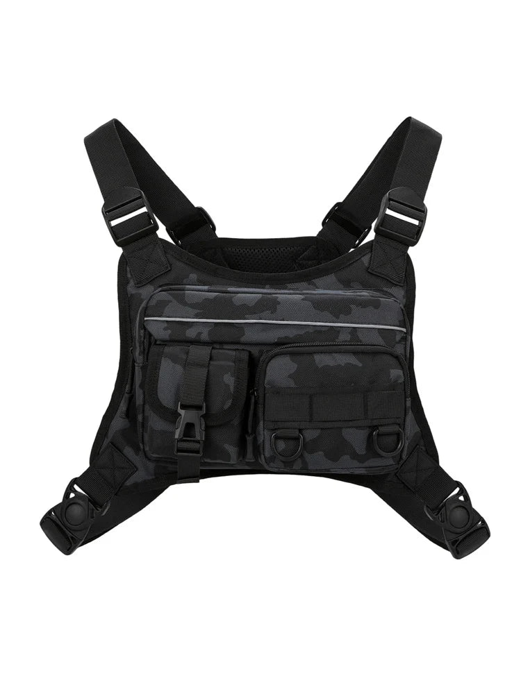 Utility Harness Bag Water-Resistant Multiple Pockets Adjustable Straps