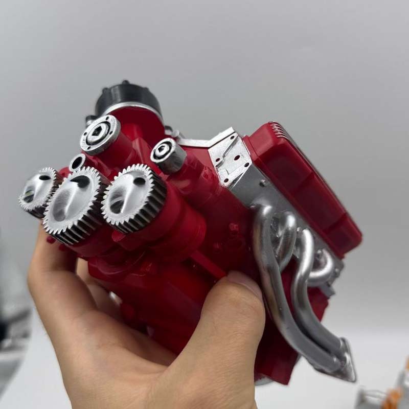 V8 Engine Model Kit Realistic Photo Assembly Guide